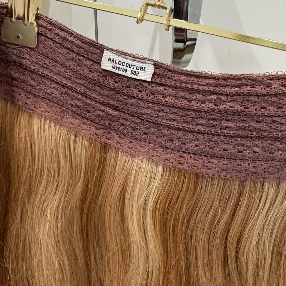 Halo Couture Layered Hair Extension in Blonde 882 14”